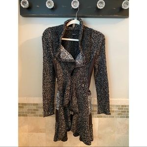 Boutique style sweater coat